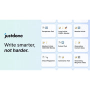 JustDone – AI Writing Assistant for Authors & Marketers